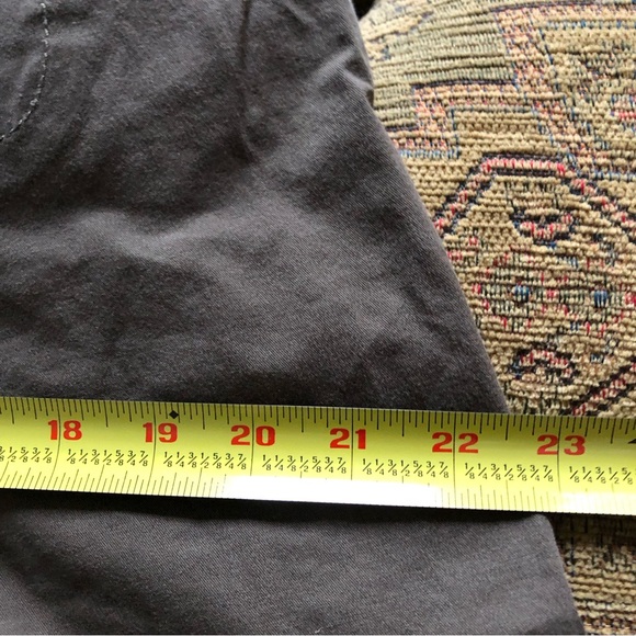 Ann Taylor Loft Gaucho Capri Pants Size 6 Olive Green Pleated Wide-Leg - Picture 7 of 8